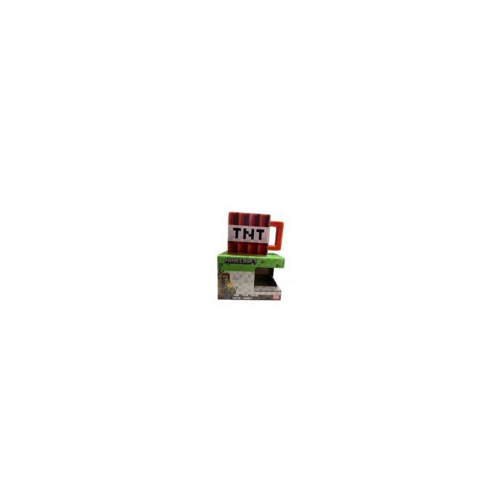 Taza 3d tnt minecraft 385ml