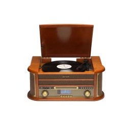 Tocadiscos Denver MRD51 Madera CD Casette