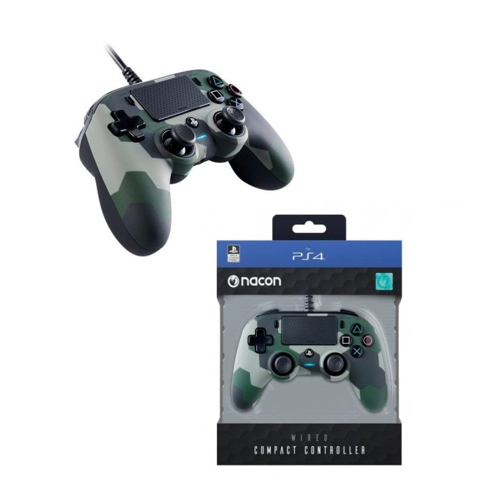 Mando Nacon verde camuf.(cable) lcdo