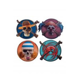 Set 4 posavasos one piece personajes #1