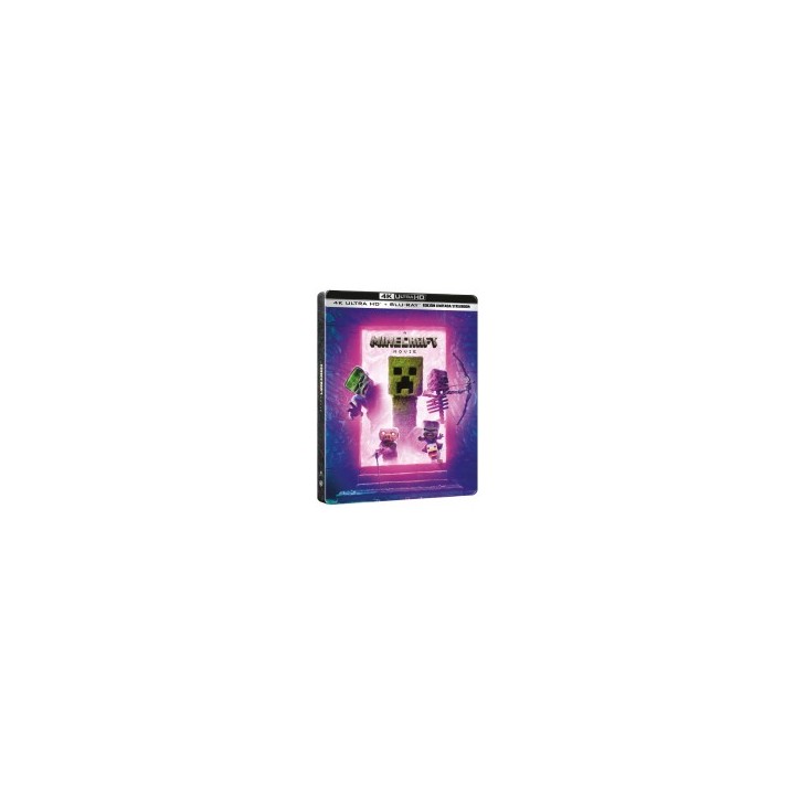 Pelicula minecraft (4K UHD+BD)Ed. metálica portal