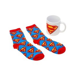 Set calcetines + taza 325 ml Superman icon