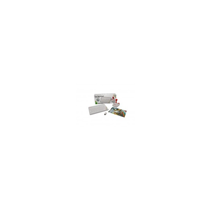 Consola - Koch Media The Spectrum White Edition, 48 juegos legendarios, Experiencia Retro, Blanco