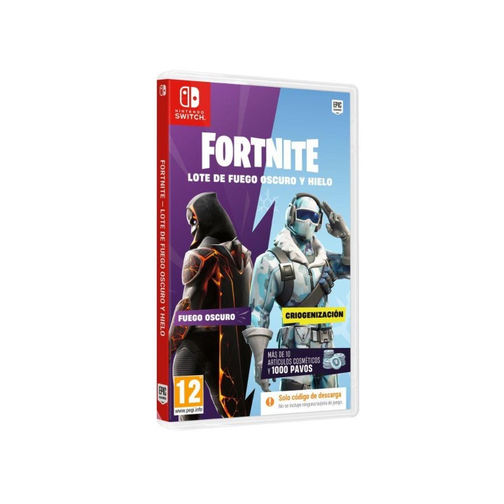 Fortnite lote fuego oscuro y hielo