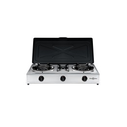 Vitrokitchen 360IB hobs Negro, Acero inoxidable Encimera Encimera de gas 3 zona(s)