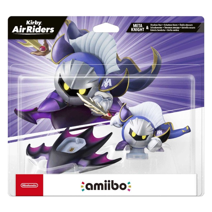 Amiibo Kirby Air Riders - Meta Knight y Estrella de las Sombras