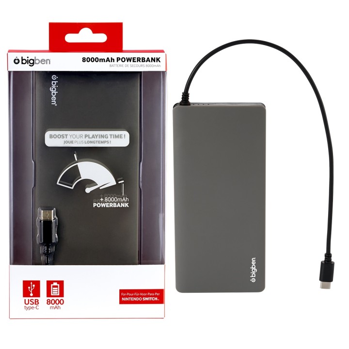 Power Bank Negro 8000mAh