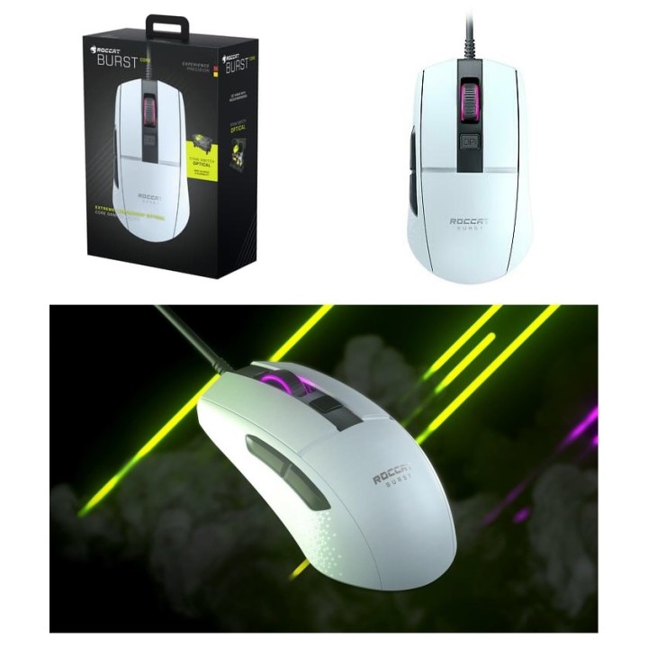Raton Roccat Burst Core White