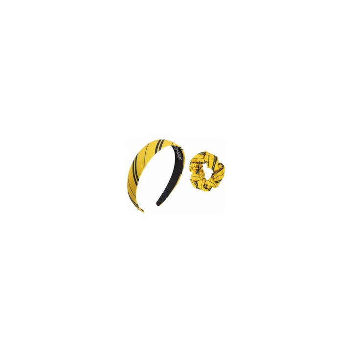 Diadema scrunchy Harry Potter hufflepuff set 2-clasic