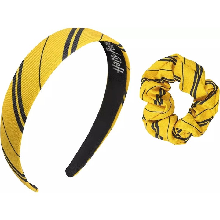 Diadema scrunchy Harry Potter hufflepuff set 2-clasic