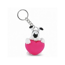 Llavero Astérix figura Ideafix corazón rosa