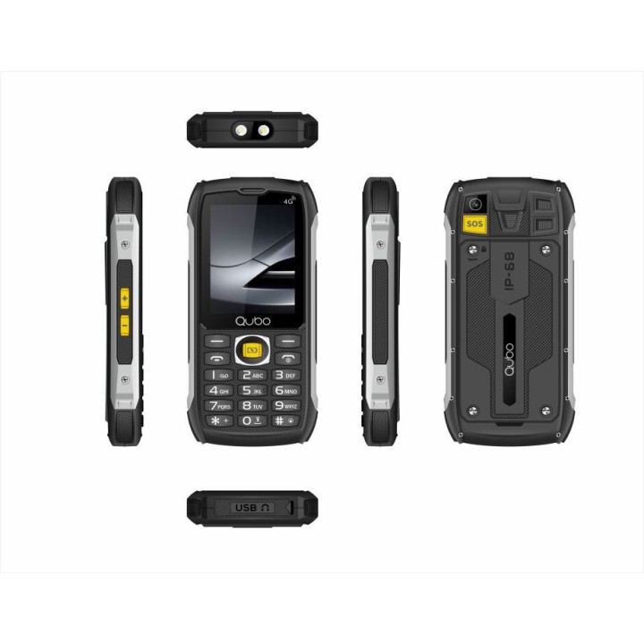 Telefono Qubo ST-002 Negro 4G 2,8 IP68