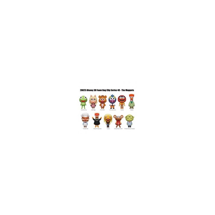 Bag Clip 3D Foam muppets Disney Pack (24 unidades)