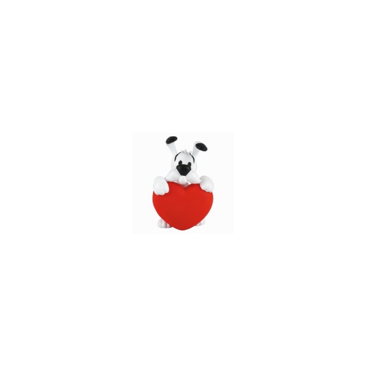 Figura Astérix Ideáfix corazón rojo 4.5 cms