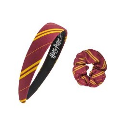 Diadema scrunchy Harry Potter gryffindor set 2-clasic