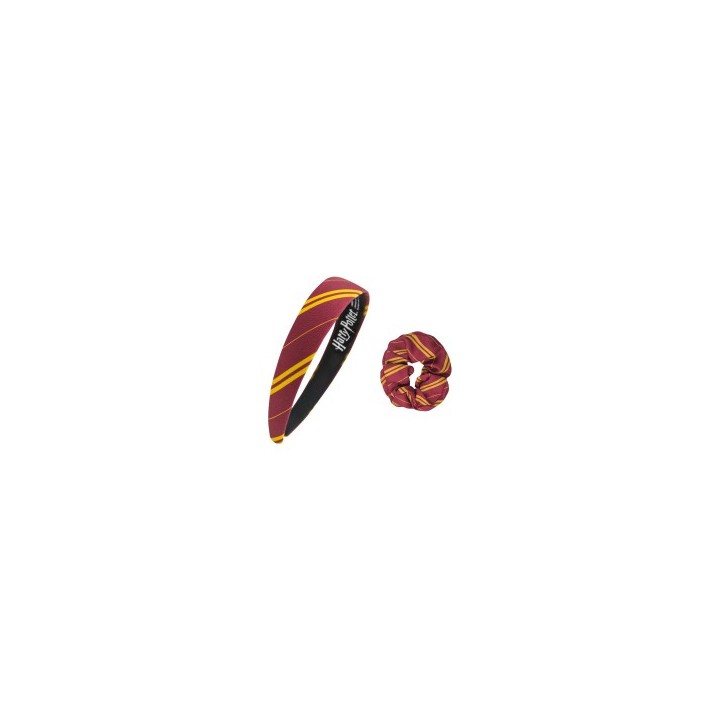Diadema scrunchy Harry Potter gryffindor set 2-clasic