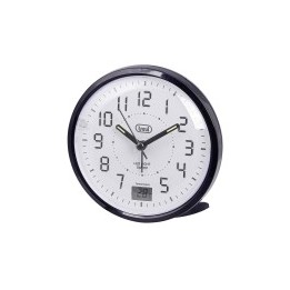 Reloj despertador Trevi SL 3P27 con Termómetro y Alarma - Negro