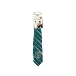 Corbata Slytherin logo tejido (Harry Potter)