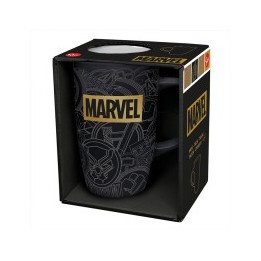 Taza de Cerámica Latte 695 ml en Caja Regalo Marvel Golden Treasure