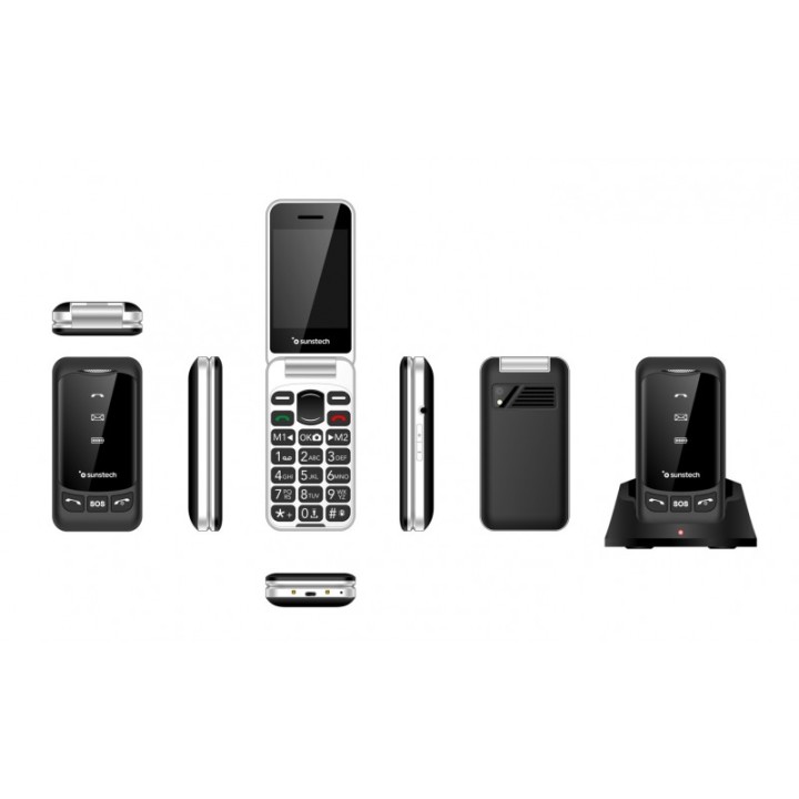 Telefono Sunstech CELT25B Negro 4G 2,8