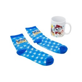 Set calcetines + taza 325 ml Bluey Paw Patrol Boy