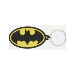 Llavero dc Batman logo pvc soft ring