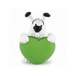Figura Astérix Ideáfix corazón verde 4.5 cms