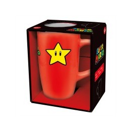 Taza de Cerámica Latte 695 ml en Caja Regalo Super Mario