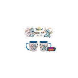 Taza ceram.elite 380ml Stitch y Angel