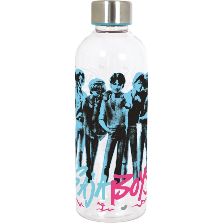 Botella de agua reutilizable de plástico K-Pop Demon Hunters