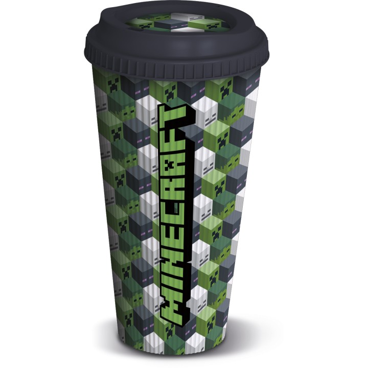 Vaso de Café Relieve PP 790 ml Minecraft IconicMono