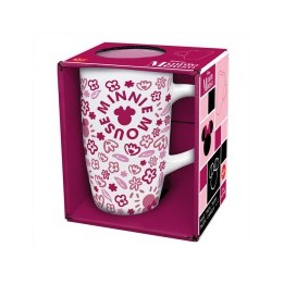 Taza de Cerámica Latte 695 ml en Caja Regalo Minnie Mouse Cherrylicious