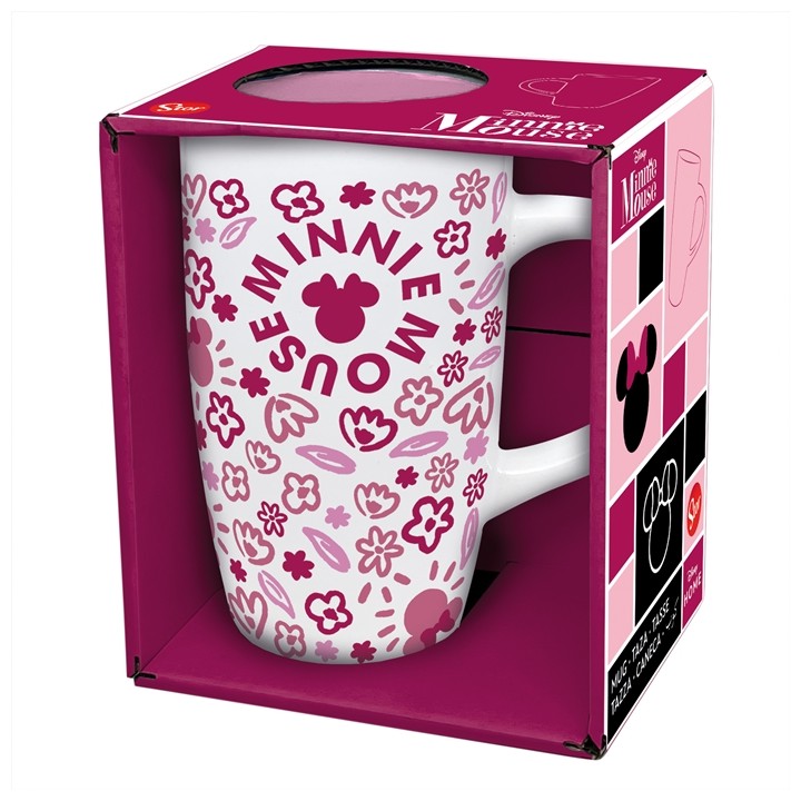 Taza de Cerámica Latte 695 ml en Caja Regalo Minnie Mouse Cherrylicious