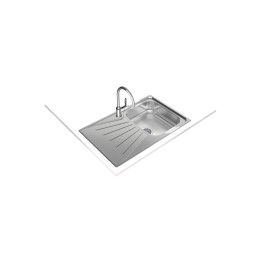 Teka STARBRIGHT 45 E-XP 1C 1E Lavabo sobre-encimera Rectangular Acero inoxidable