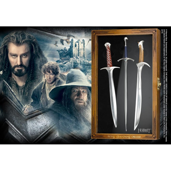 Juego de 3 abrecartas El hobbit