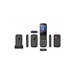 Telefono qubo p-220bkc 2,8¨negro base 4g