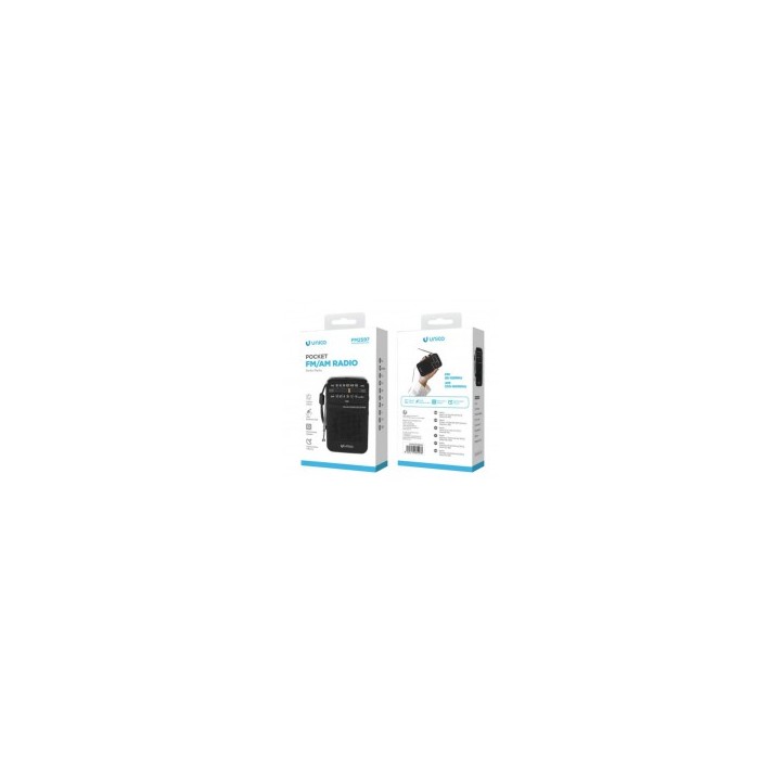 Radio portátil Unico FM2597 DC3V (AAx2) Negro