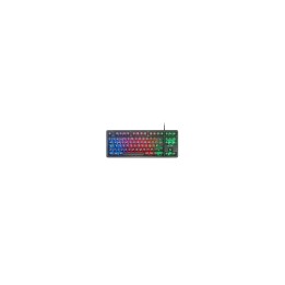Mars Gaming MK023PT teclado Juego USB QWERTY Portugués Negro