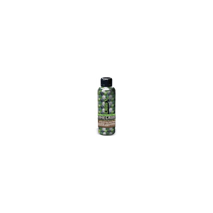 Botella Termo Acero Inoxidable 515 ml Minecraft IconicMono