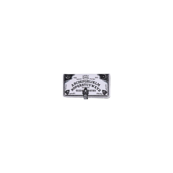 White spirit board embossed purse 18.5cm