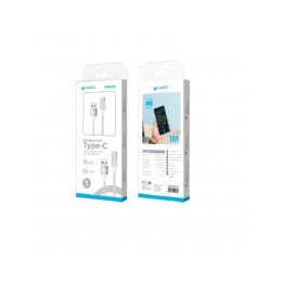 Cable USB(A) a tipo C 3A 1M plata cb9039