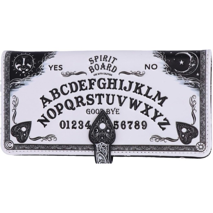 White spirit board embossed purse 18.5cm