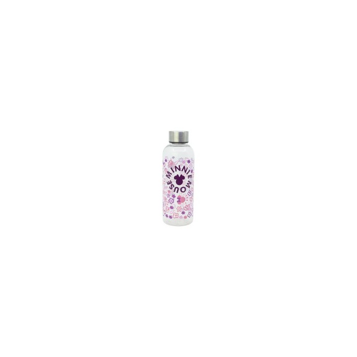 Botella de agua reutilizable de plástico de 850 ml Minnie Cherrylicious