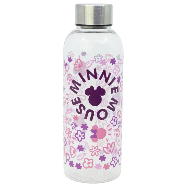 Botella de agua reutilizable de plástico de 850 ml Minnie Cherrylicious