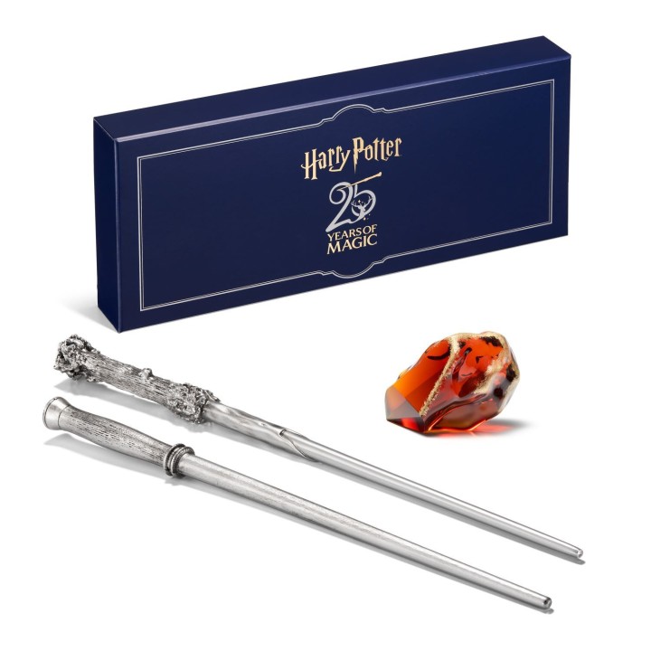 Set varitas Harry Potter piedra filosofal 25º aniversario