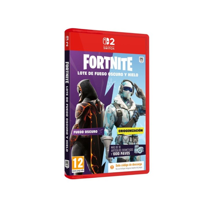 Fortnite lote fuego oscuro y hielo