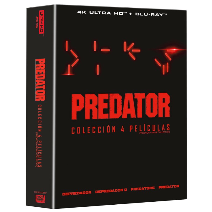 Predator - Colección 4 películas 4K UHD - BD