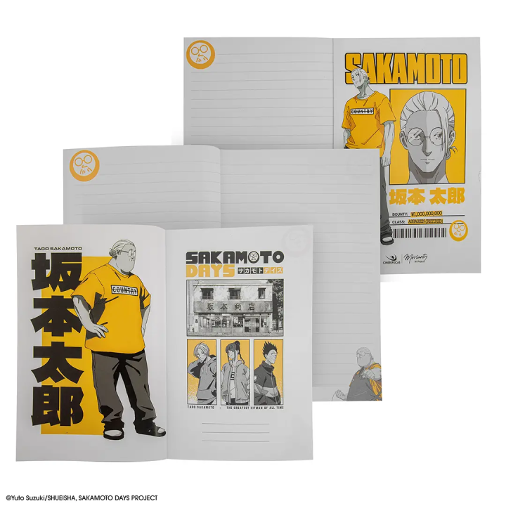 Cuaderno tapa blanda Sakamoto