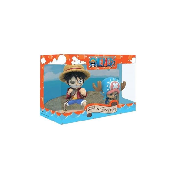 Pack de 2 figuras Mighty Jaxx XXRAY One Piece Luffy y Chopper