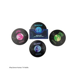 Set 4 Posavasos K-pop Demon Hunters Hunters & Demons Soundtrack
